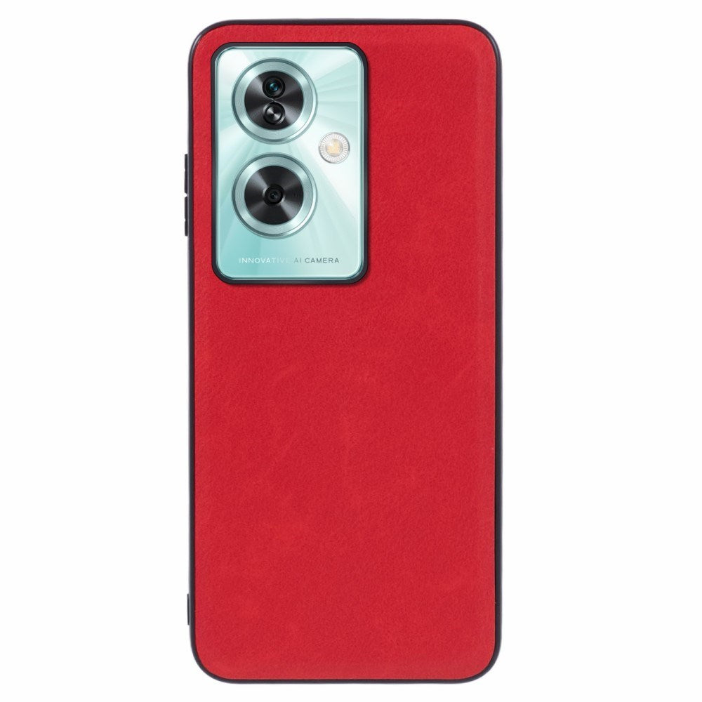 EIDERWOOD OnePlus Nord N30 SE (5G) Læderbelagt Plastik Cover - Rød
