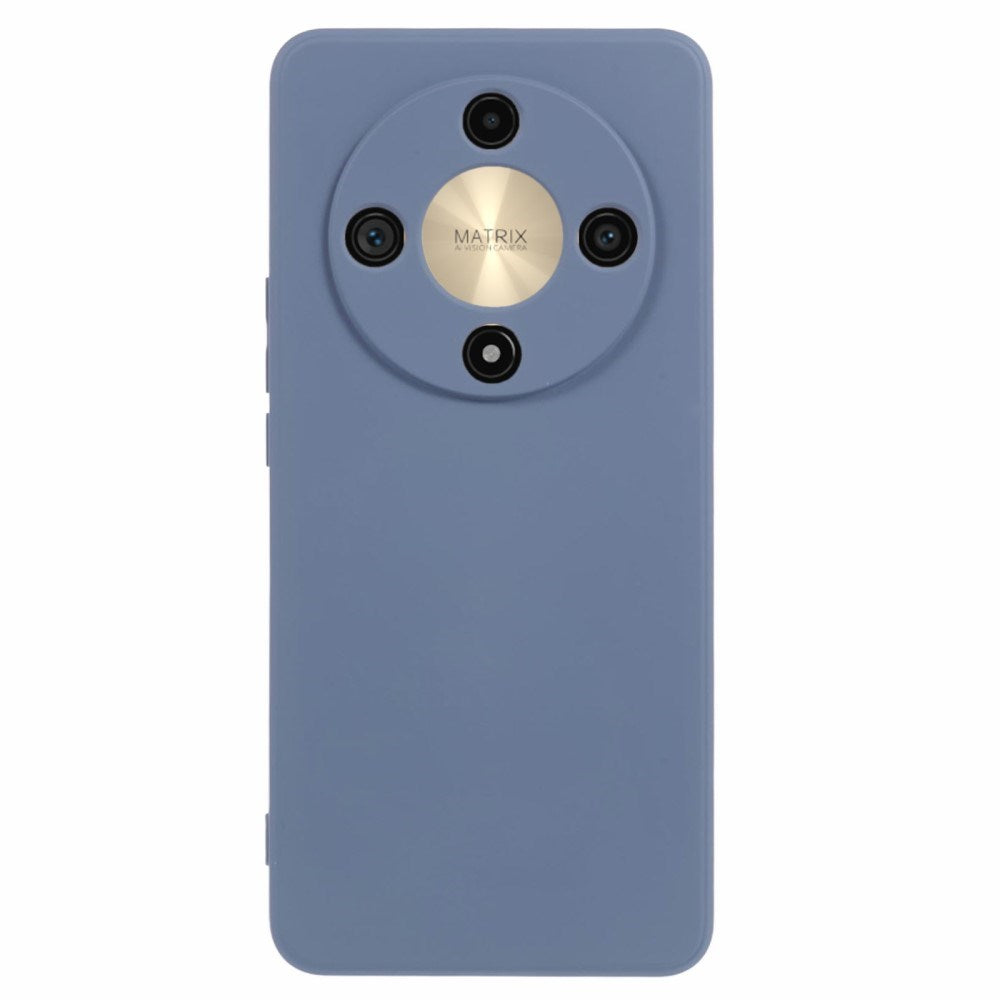 EIDERWOOD Honor Magic6 Lite 5G Case – Fleksibelt Plast Cover med Fiberforing og Præcis Kameraudskæring - Blå