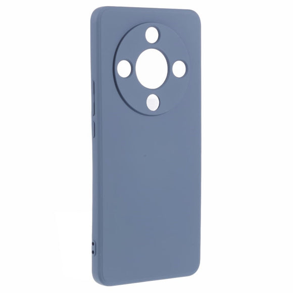 EIDERWOOD Honor Magic6 Lite 5G Case – Fleksibelt Plast Cover med Fiberforing og Præcis Kameraudskæring - Blå
