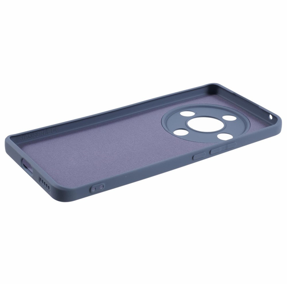 EIDERWOOD Honor Magic6 Lite 5G Case – Fleksibelt Plast Cover med Fiberforing og Præcis Kameraudskæring - Blå
