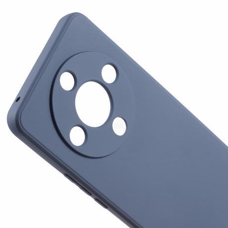 EIDERWOOD Honor Magic6 Lite 5G Case – Fleksibelt Plast Cover med Fiberforing og Præcis Kameraudskæring - Blå