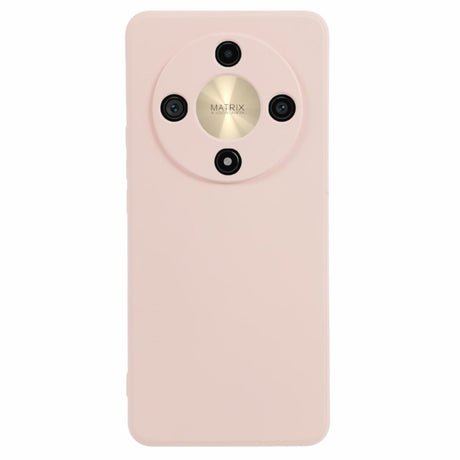 EIDERWOOD Honor Magic6 Lite 5G Case – Fleksibelt Plast Cover med Fiberforing og Præcis Kameraudskæring - Lyserød