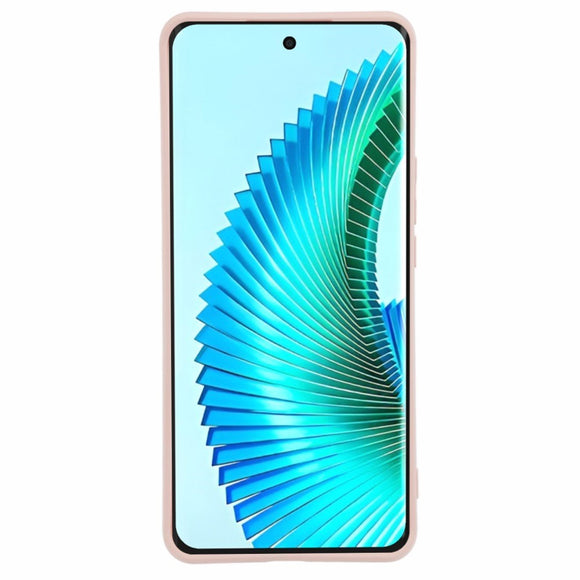 EIDERWOOD Honor Magic6 Lite 5G Case – Fleksibelt Plast Cover med Fiberforing og Præcis Kameraudskæring - Lyserød