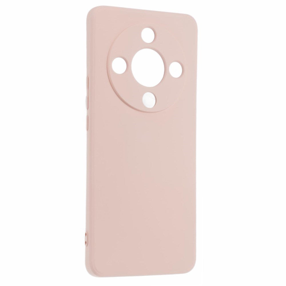 EIDERWOOD Honor Magic6 Lite 5G Case – Fleksibelt Plast Cover med Fiberforing og Præcis Kameraudskæring - Lyserød