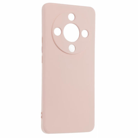 EIDERWOOD Honor Magic6 Lite 5G Case – Fleksibelt Plast Cover med Fiberforing og Præcis Kameraudskæring - Lyserød