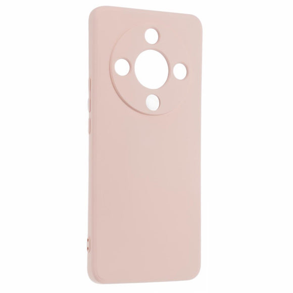 EIDERWOOD Honor Magic6 Lite 5G Case – Fleksibelt Plast Cover med Fiberforing og Præcis Kameraudskæring - Lyserød