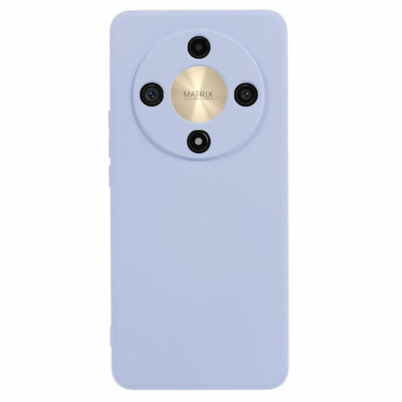 EIDERWOOD Honor Magic6 Lite 5G Case – Fleksibelt Plast Cover med Fiberforing og Præcis Kameraudskæring - Lyseblå