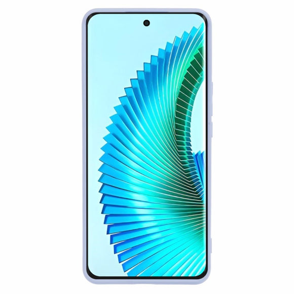 EIDERWOOD Honor Magic6 Lite 5G Case – Fleksibelt Plast Cover med Fiberforing og Præcis Kameraudskæring - Lyseblå
