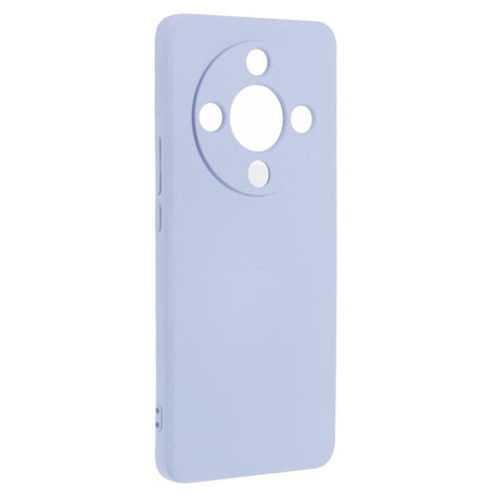 EIDERWOOD Honor Magic6 Lite 5G Case – Fleksibelt Plast Cover med Fiberforing og Præcis Kameraudskæring - Lyseblå
