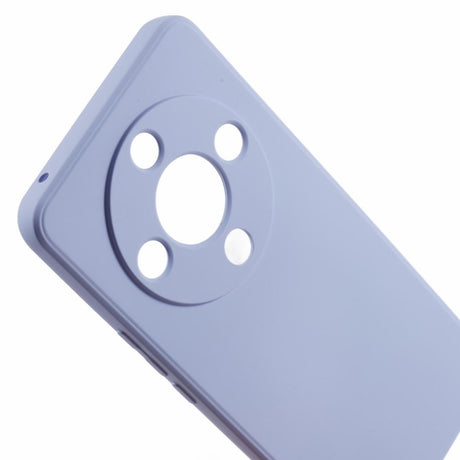 EIDERWOOD Honor Magic6 Lite 5G Case – Fleksibelt Plast Cover med Fiberforing og Præcis Kameraudskæring - Lyseblå