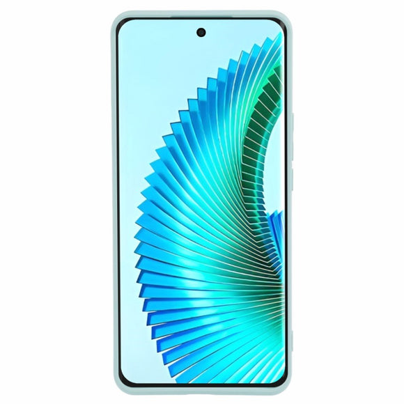 EIDERWOOD Honor Magic6 Lite 5G Case – Fleksibelt Plast Cover med Fiberforing og Præcis Kameraudskæring - Turkis