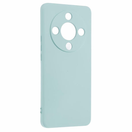 EIDERWOOD Honor Magic6 Lite 5G Case – Fleksibelt Plast Cover med Fiberforing og Præcis Kameraudskæring - Turkis