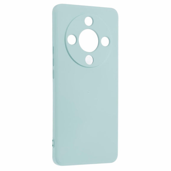 EIDERWOOD Honor Magic6 Lite 5G Case – Fleksibelt Plast Cover med Fiberforing og Præcis Kameraudskæring - Turkis