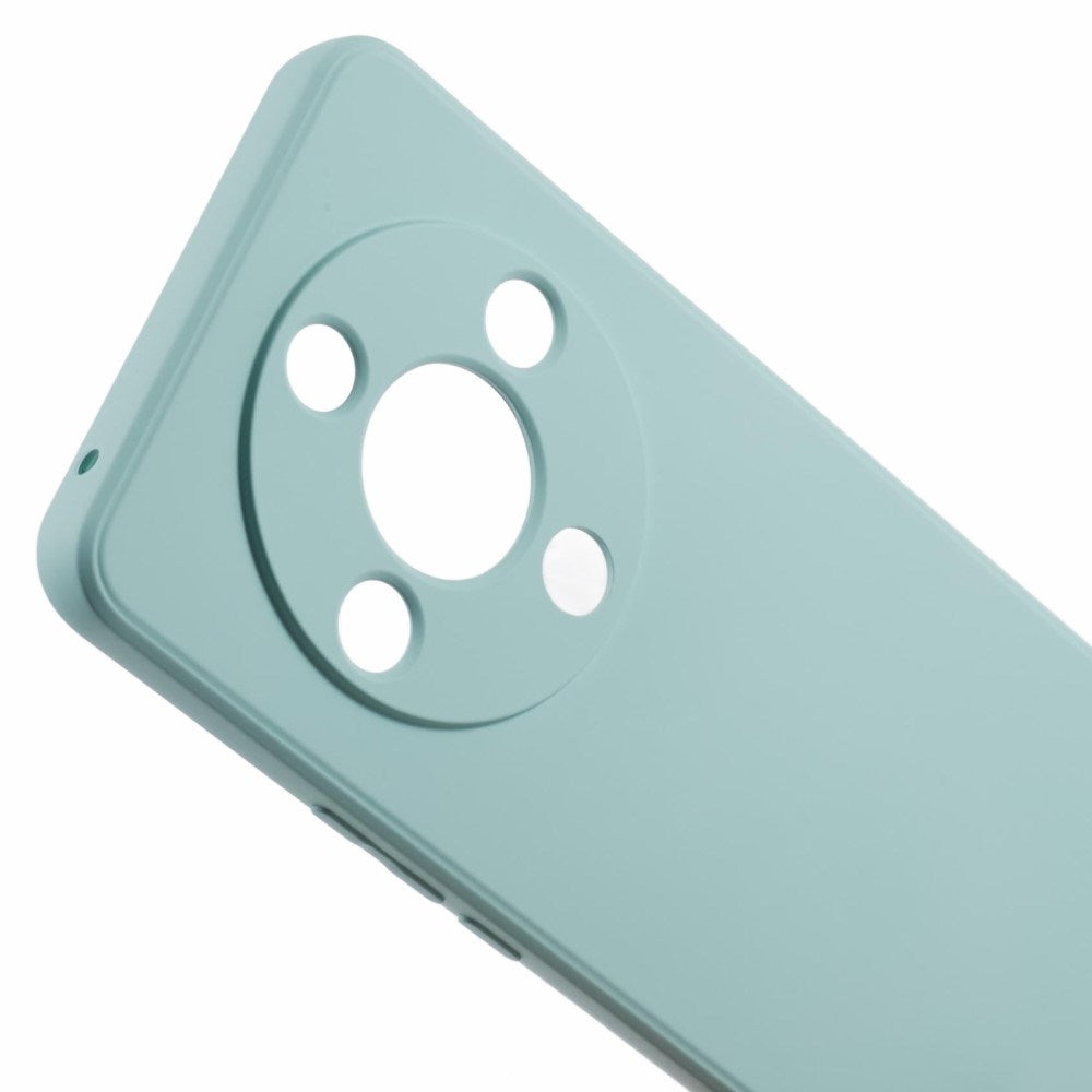 EIDERWOOD Honor Magic6 Lite 5G Case – Fleksibelt Plast Cover med Fiberforing og Præcis Kameraudskæring - Turkis