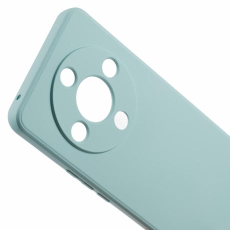 EIDERWOOD Honor Magic6 Lite 5G Case – Fleksibelt Plast Cover med Fiberforing og Præcis Kameraudskæring - Turkis