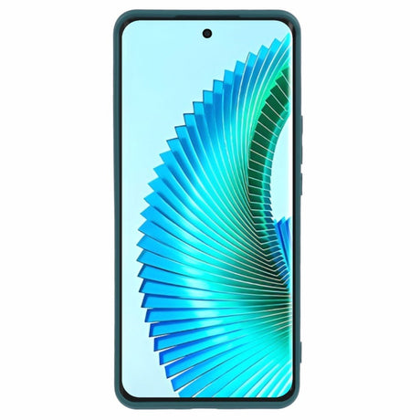 EIDERWOOD Honor Magic6 Lite 5G Case – Fleksibelt Plast Cover med Fiberforing og Præcis Kameraudskæring - Mørkegrøn