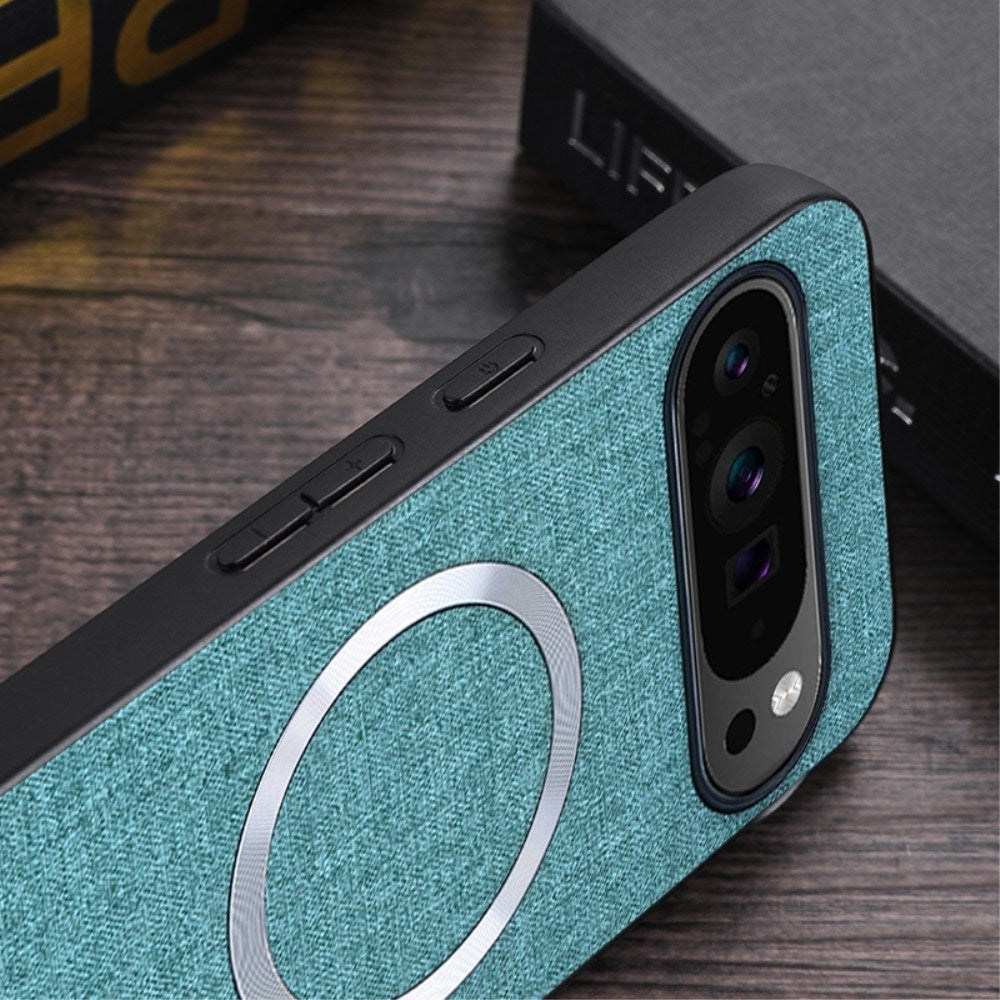 EIDERWOOD Google Pixel 9 / 9 Pro Plastik Cover m. Ru Tekstur - MagSafe Kompatibel - Mørkegrøn