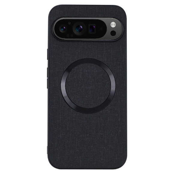 EIDERWOOD Google Pixel 9 / 9 Pro Plastik Cover m. Ru Tekstur - MagSafe Kompatibel - Sort