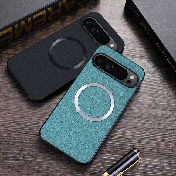 EIDERWOOD Google Pixel 9 Pro XL Plastik Cover m. Ru Tekstur - MagSafe Kompatibel - Sort