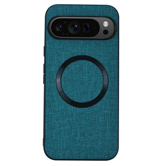 EIDERWOOD Google Pixel 9 Pro XL Plastik Cover m. Ru Tekstur - MagSafe Kompatibel - Mørkegrøn