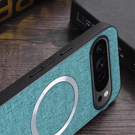 EIDERWOOD Google Pixel 9 Pro XL Plastik Cover m. Ru Tekstur - MagSafe Kompatibel - Mørkegrøn