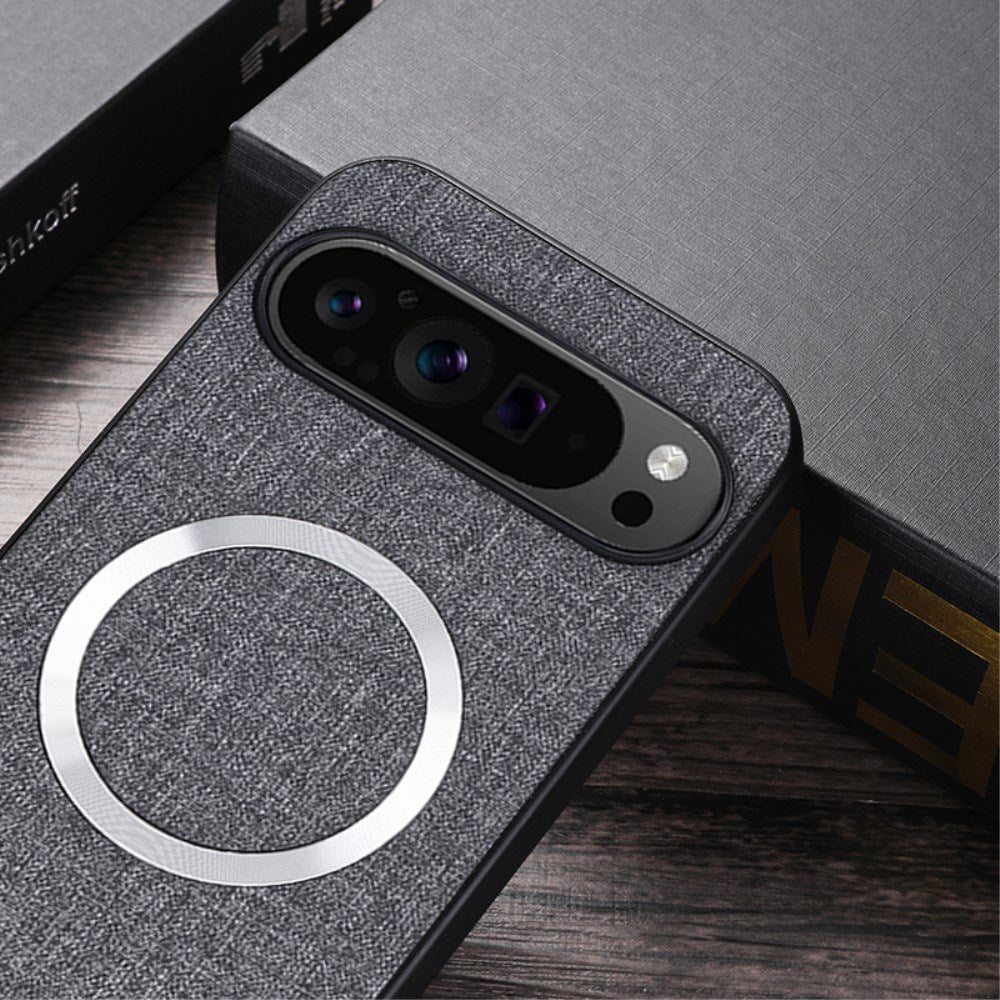 EIDERWOOD Google Pixel 9 Pro XL Plastik Cover m. Ru Tekstur - MagSafe Kompatibel - Grå