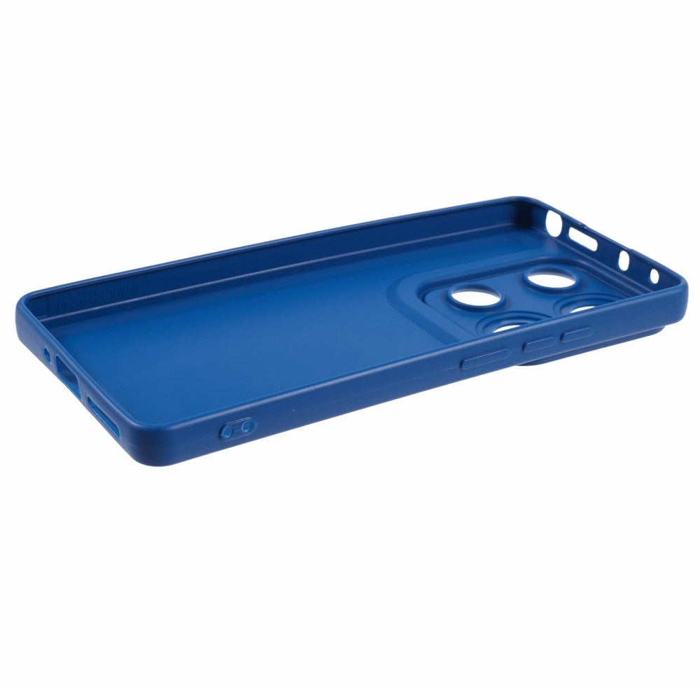 EIDERWOOD Xiaomi Redmi Note 13 Pro (4G) / Poco M6 Pro Fleksibelt Plastik Cover m. Læderbetrukket Pude - Blå