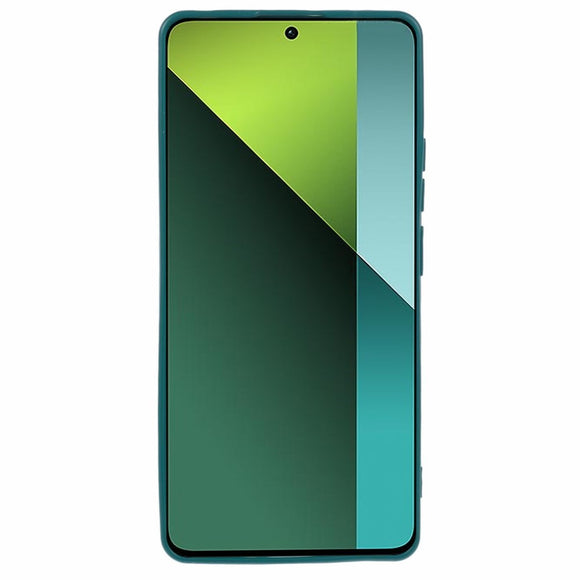 EIDERWOOD Xiaomi Redmi Note 13 Pro (4G) / Poco M6 Pro Fleksibelt Plastik Cover m. Læderbetrukket Pude - Grøn