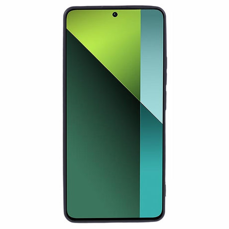 EIDERWOOD Xiaomi Redmi Note 13 Pro (4G) / Poco M6 Pro Fleksibelt Plastik Cover m. Læderbetrukket Pude - Sort