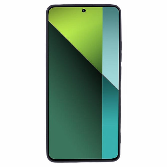 EIDERWOOD Xiaomi Redmi Note 13 Pro (4G) / Poco M6 Pro Fleksibelt Plastik Cover m. Læderbetrukket Pude - Sort