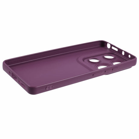 EIDERWOOD Xiaomi Redmi Note 13 Pro (4G) / Poco M6 Pro Fleksibelt Plastik Cover m. Læderbetrukket Pude - Lilla