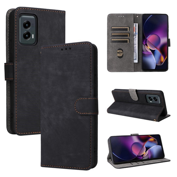 EIDERWOOD Motorola Moto G Stylus 5G (2024) Læder Cover m. Pung & Strop - Sort