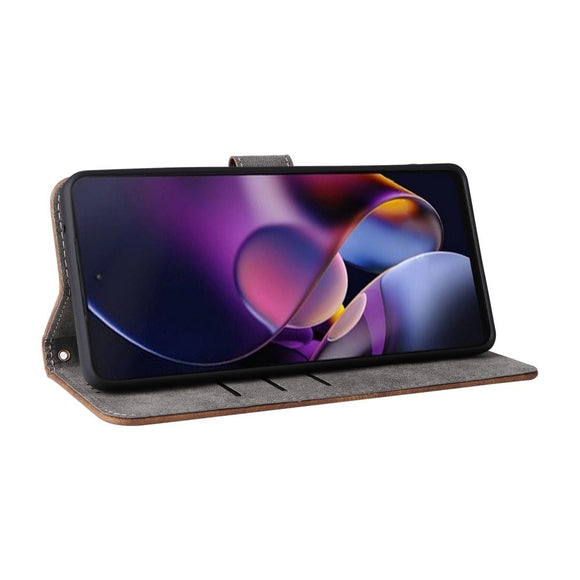 EIDERWOOD Motorola Moto G Stylus 5G (2024) Læder Cover m. Pung & Strop - Brun