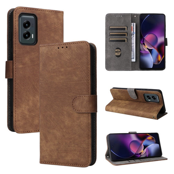 EIDERWOOD Motorola Moto G Stylus 5G (2024) Læder Cover m. Pung & Strop - Brun
