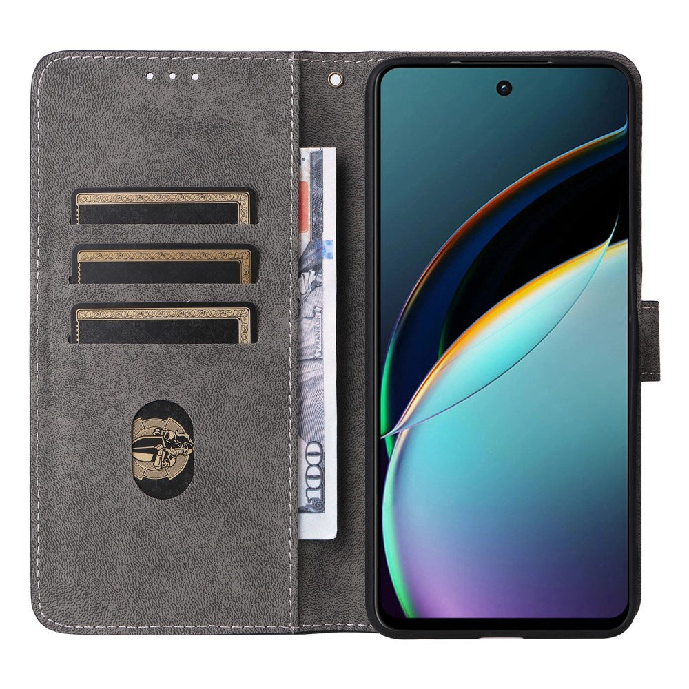 EIDERWOOD Motorola Moto G 5G (2024) Læder Cover m. Pung & Strop - Sort