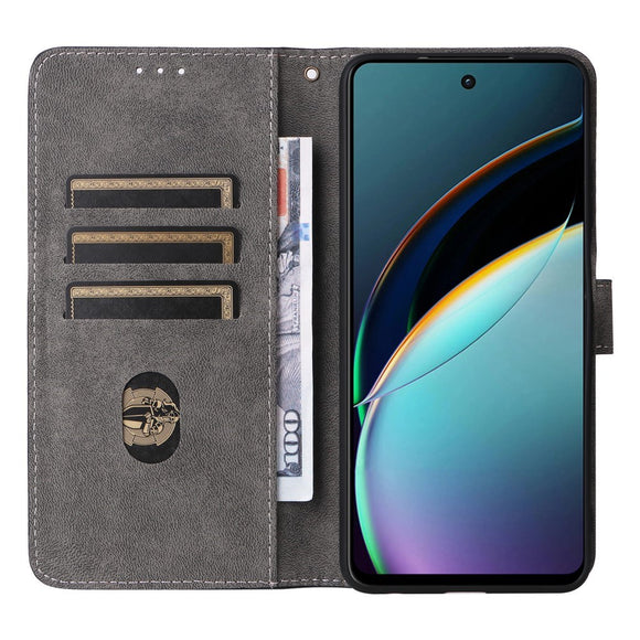 EIDERWOOD Motorola Moto G 5G (2024) Læder Cover m. Pung & Strop - Sort