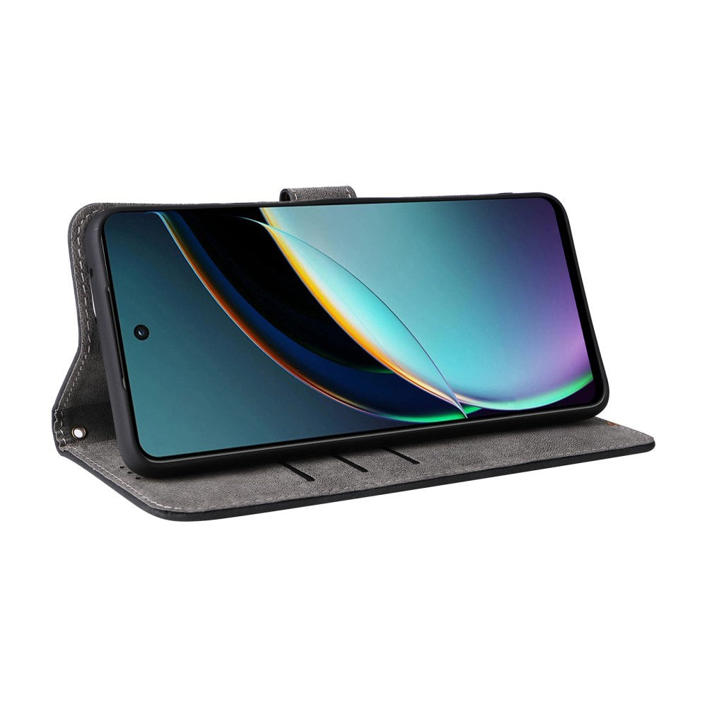 EIDERWOOD Motorola Moto G 5G (2024) Læder Cover m. Pung & Strop - Sort