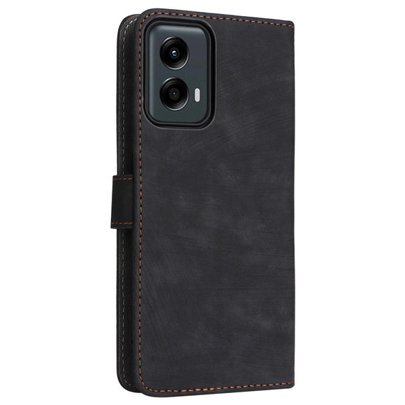 EIDERWOOD Motorola Moto G 5G (2024) Læder Cover m. Pung & Strop - Sort