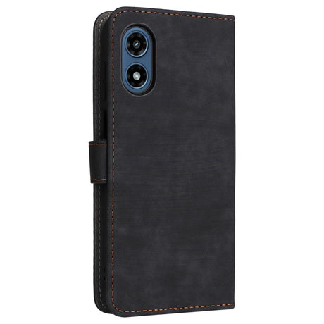 EIDERWOOD Motorola Moto G Play (2024) Læder Cover m. Pung & Strop - Sort