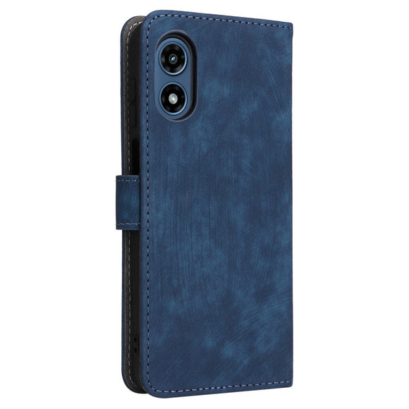 EIDERWOOD Motorola Moto G Play (2024) Læder Cover m. Pung & Strop - Blå