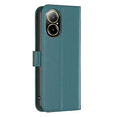 EIDERWOOD Realme C67 (4G) Læder Cover m. Pung og Ståfunktion - Grøn