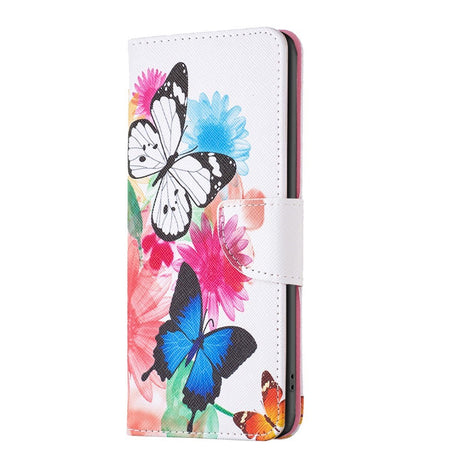 EIDERWOOD Sony Xperia 1 VI Læder Cover m. Pung & Ståfunktion - To Sommerfugle