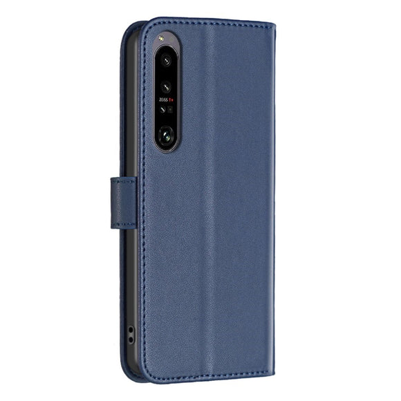 EIDERWOOD Sony Xperia 1 VI Kunstlæder Flip Cover m. Kortholder & Ståfunktion - Blå