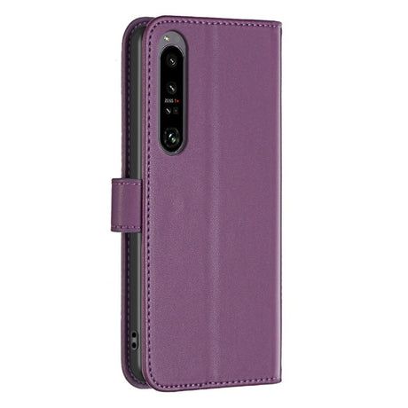 EIDERWOOD Sony Xperia 1 VI Kunstlæder Flip Cover m. Kortholder & Ståfunktion - Mørk Lilla