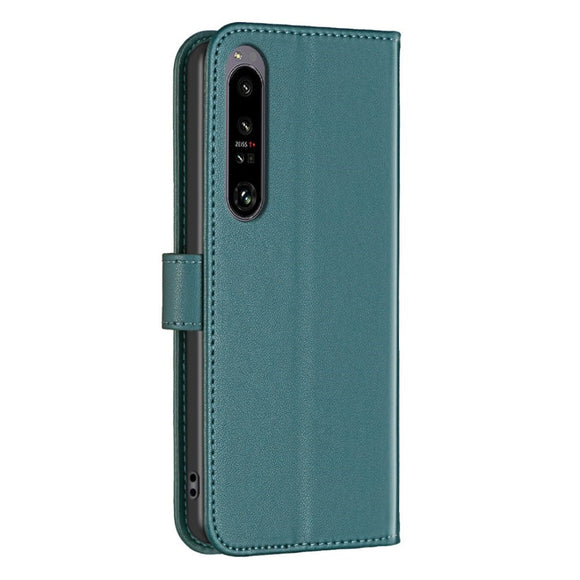EIDERWOOD Sony Xperia 1 VI Kunstlæder Flip Cover m. Kortholder & Ståfunktion - Grøn
