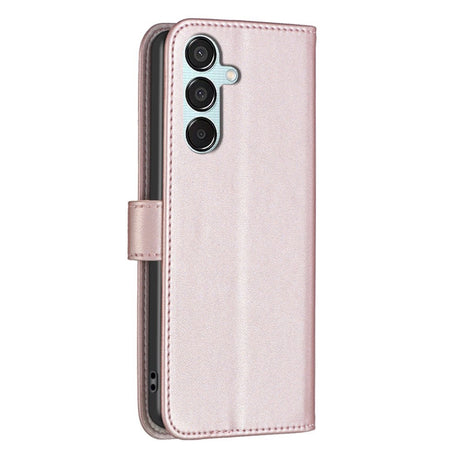 EIDERWOOD Samsung Galaxy M15 (5G) Kunstlæder Flip Cover m. Kortholder & Ståfunktion - Rose Gold