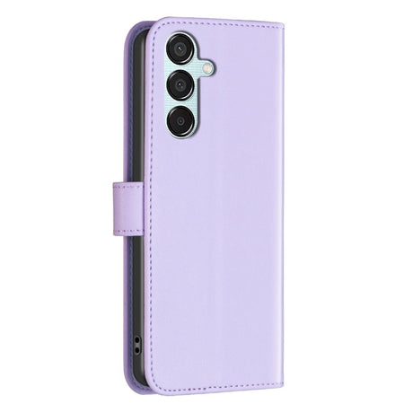 EIDERWOOD Samsung Galaxy M15 (5G) Kunstlæder Flip Cover m. Kortholder & Ståfunktion - Lavendel