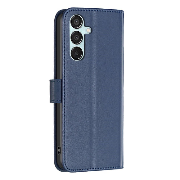 EIDERWOOD Samsung Galaxy M15 (5G) Kunstlæder Flip Cover m. Kortholder & Ståfunktion - Blå