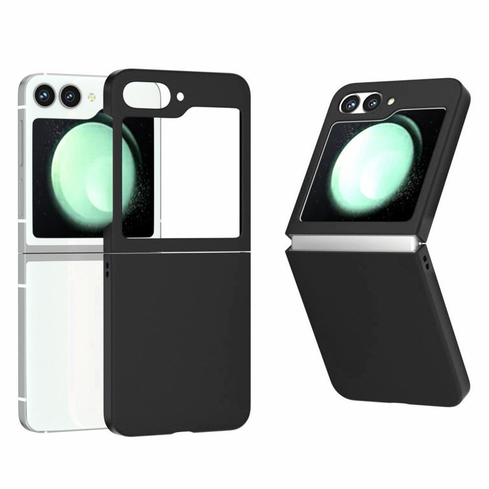 EIDERWOOD Samsung Galaxy Z Flip7 FE / Flip6 Gummibelagt Hård Plastik Cover - Sort