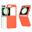 EIDERWOOD Samsung Galaxy Z Flip7 FE / Flip6 Gummibelagt Hård Plastik Cover - Orange